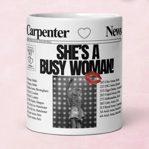 Busy Woman White Mug
